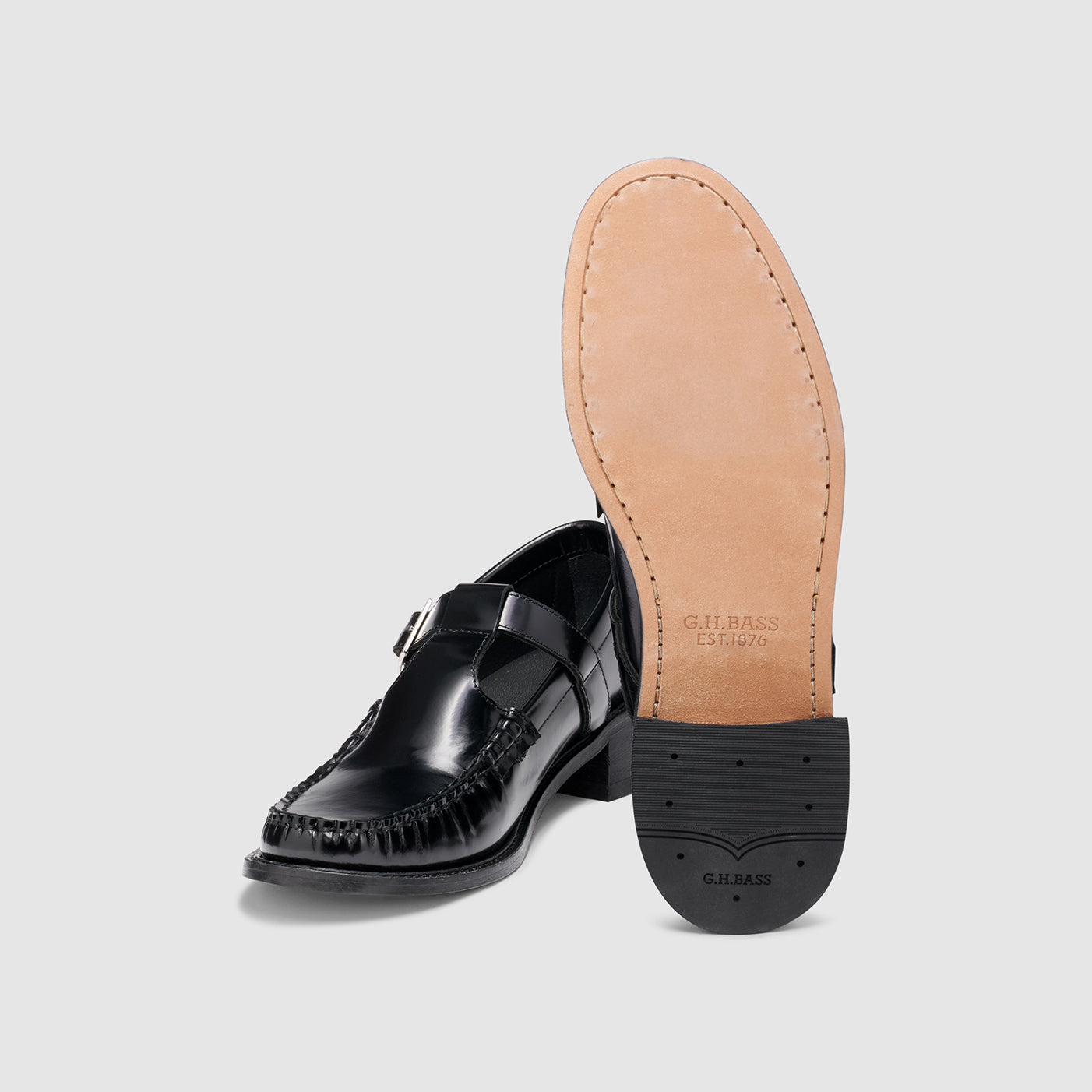 WOMENS MARY JANE HEEL LOAFER