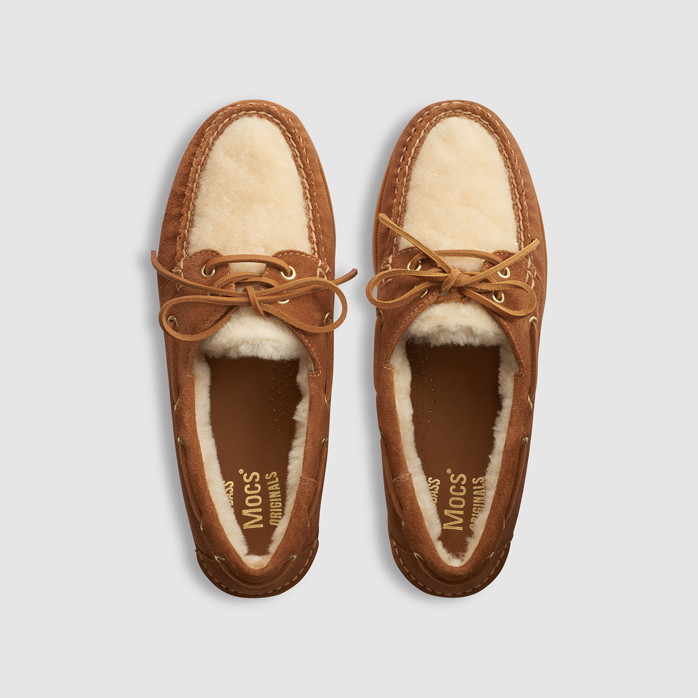 Mens Hampton Shearling Lined Boat Shoe