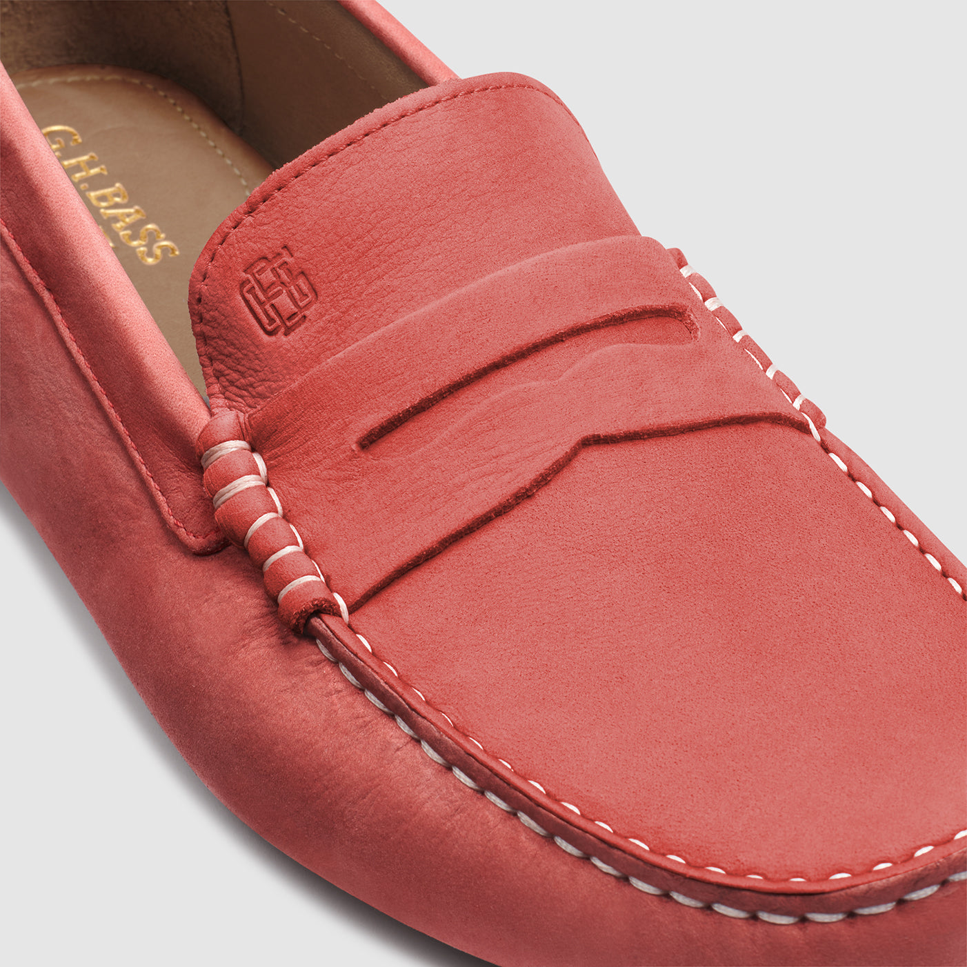 Red driving loafers online