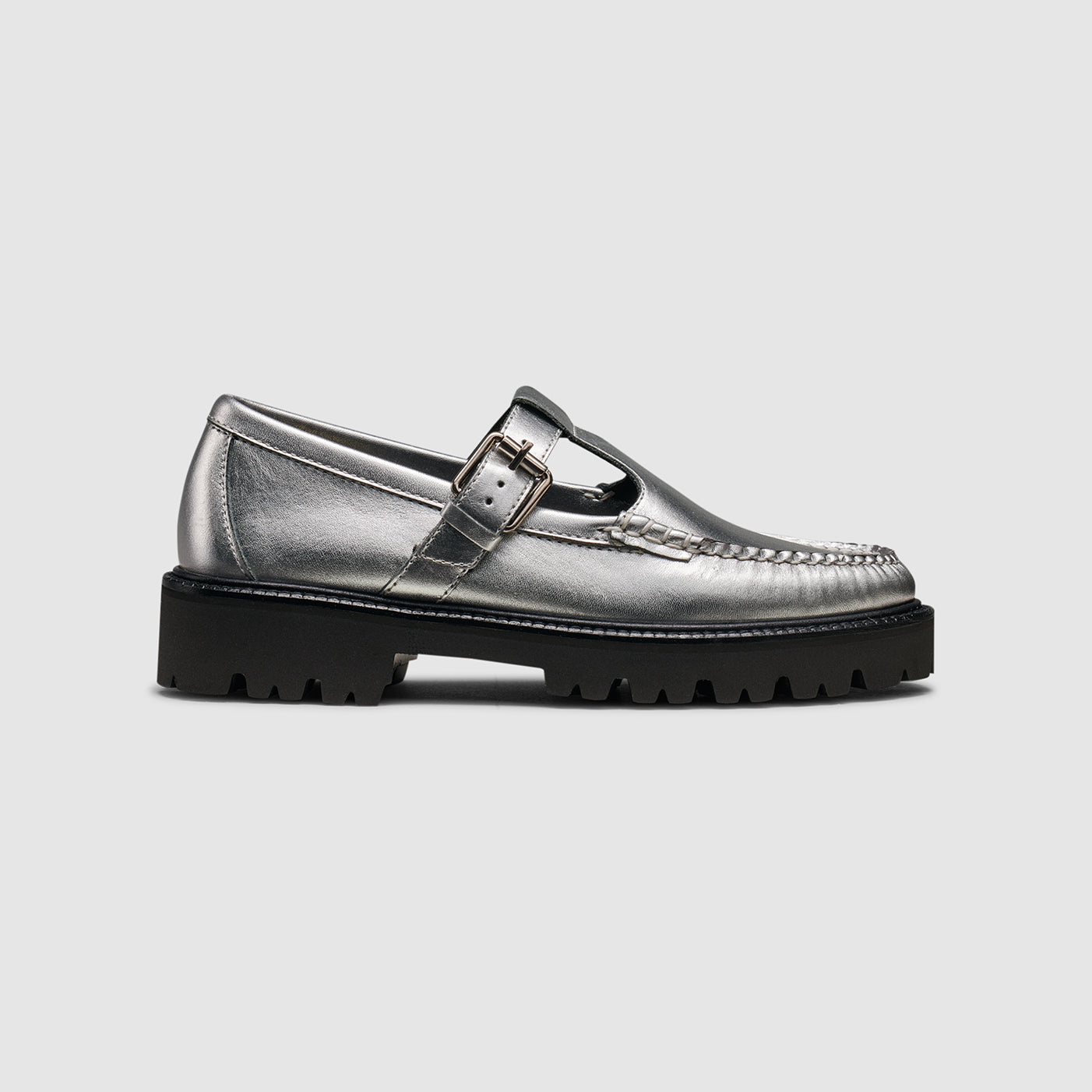 WOMENS METALLIC MARY JANE SUPER LUG WEEJUNS LOAFER