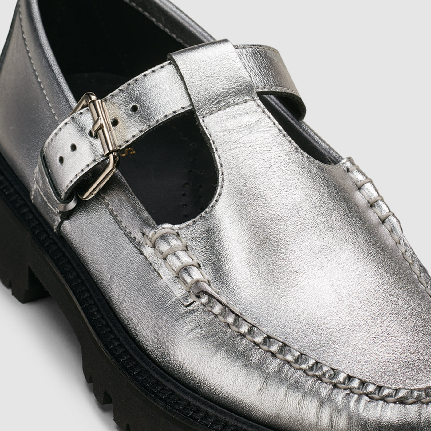 WOMENS METALLIC MARY JANE SUPER LUG WEEJUNS LOAFER