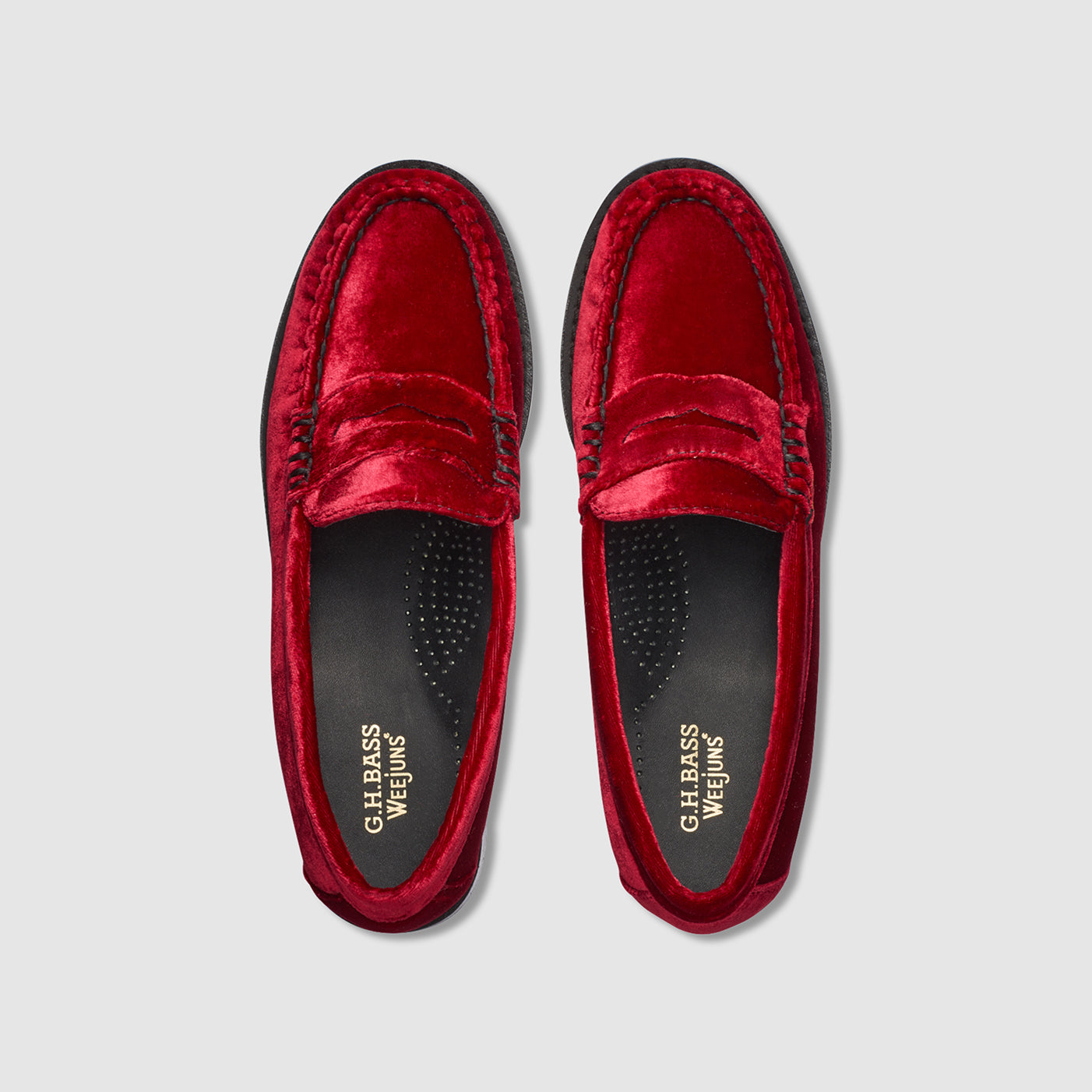 WOMENS WHITNEY VELVET WEEJUNS LOAFER