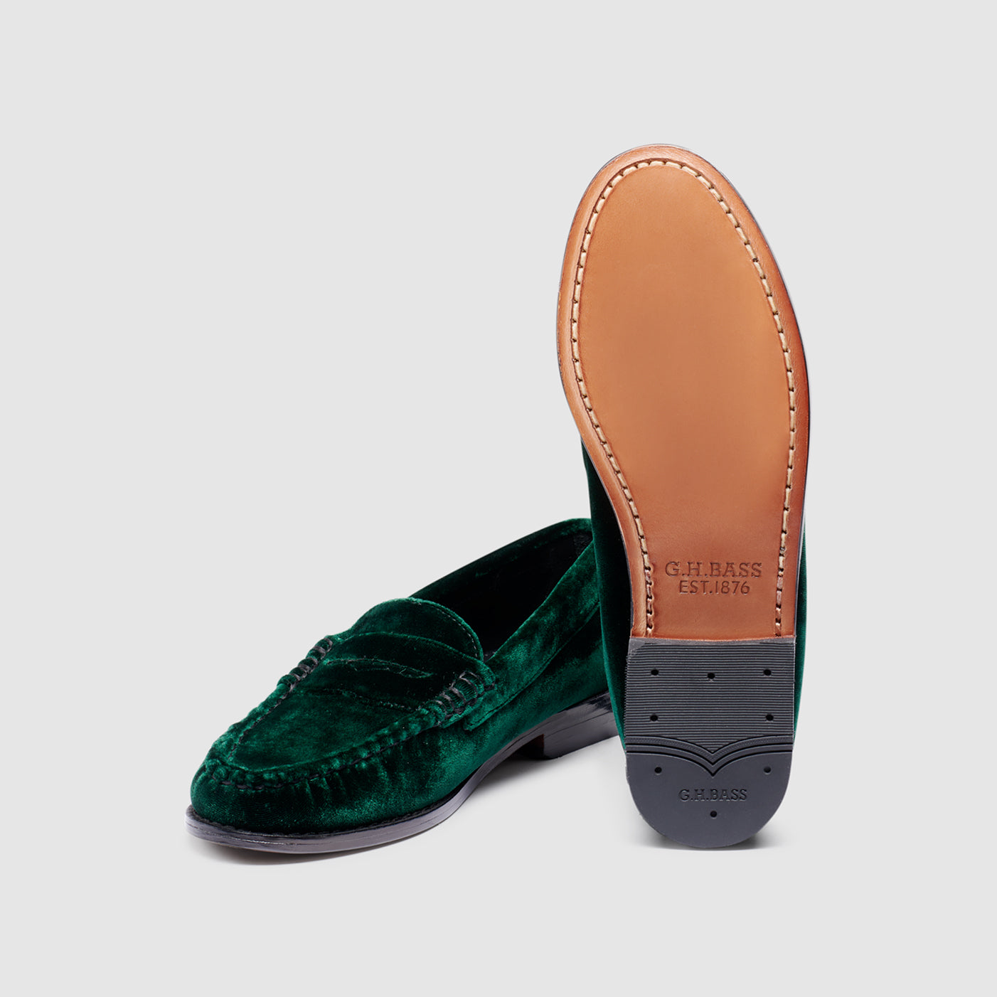 WOMENS WHITNEY VELVET WEEJUNS LOAFER